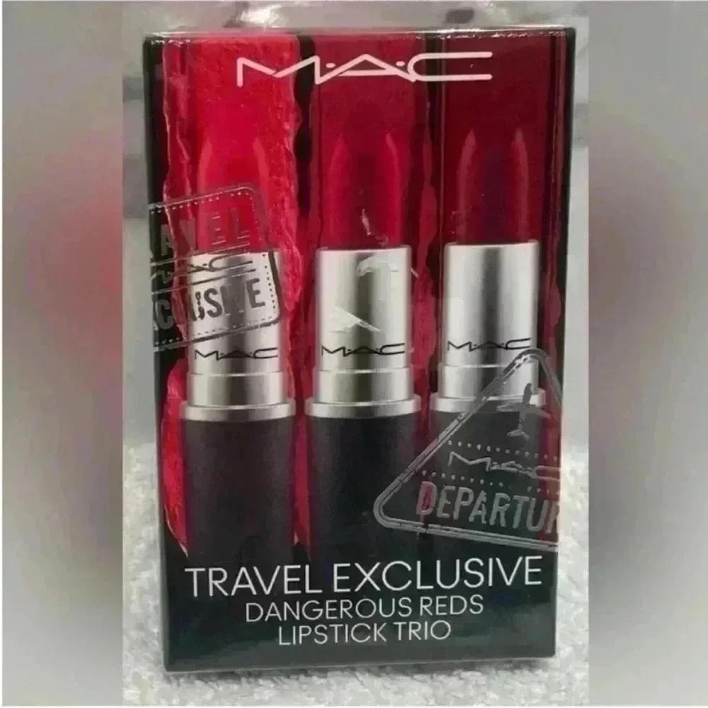 MAC Travel Exclusive Lipstick x3 Reds - NWT